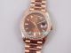 EWF Rolex Day-Date Rose Gold Replica Watch 36MM Brown Diamond Stick Dial (2)_th.jpg